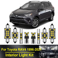 LED Interior Light Kit for Toyota RAV4 1996- 2008 - Canbus Dome Map Door Trunk Bulbs | AUTOKITSHOP