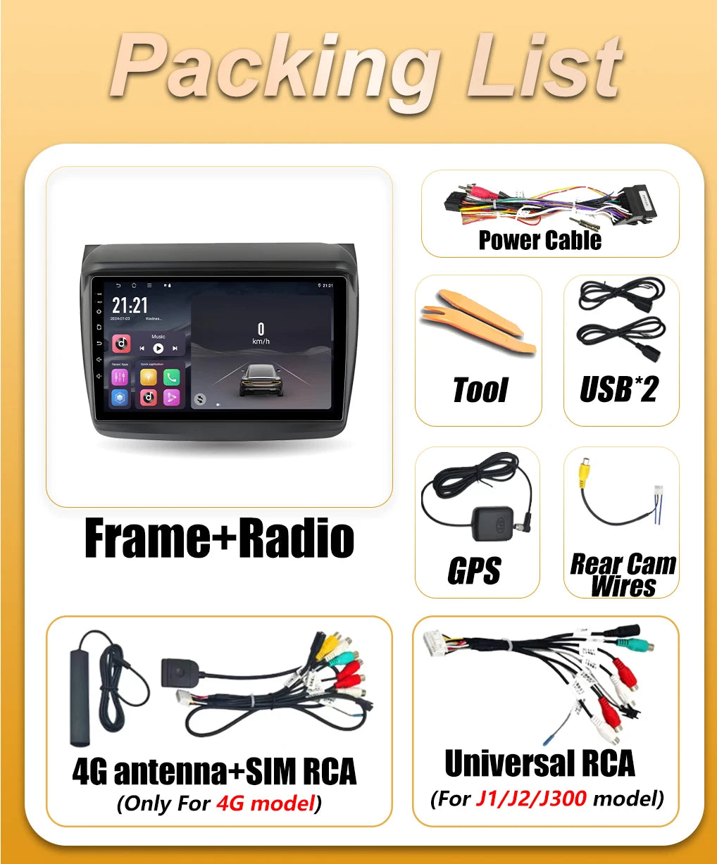 Android Carplay Car Radio For Mitsubishi Pajero Sport 2 2008-2016 L200 Triton 2006-2014 Au | AUTOKITSHOP