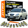 ZITWO 8Pcs LED Interior Dome Map Reading Trunk Light Kit For Lancia Ypsilon 2003 2004 2005 2006  - Canbus LED Car Light