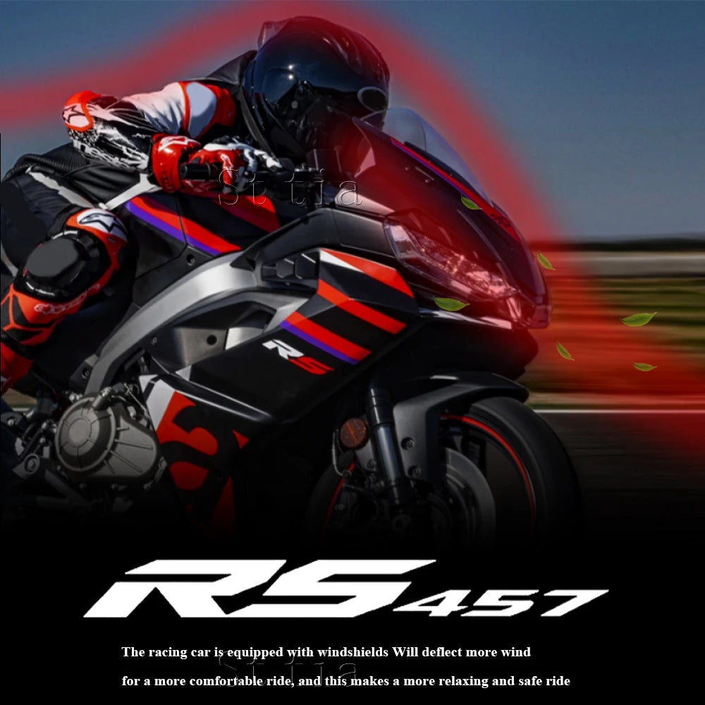 Windshield Fit Aprilia RS457 rs457 RS 457 2024 2025 2026 rs 457 Motorcycle WindScreen Front Wind - Automotive LED Light