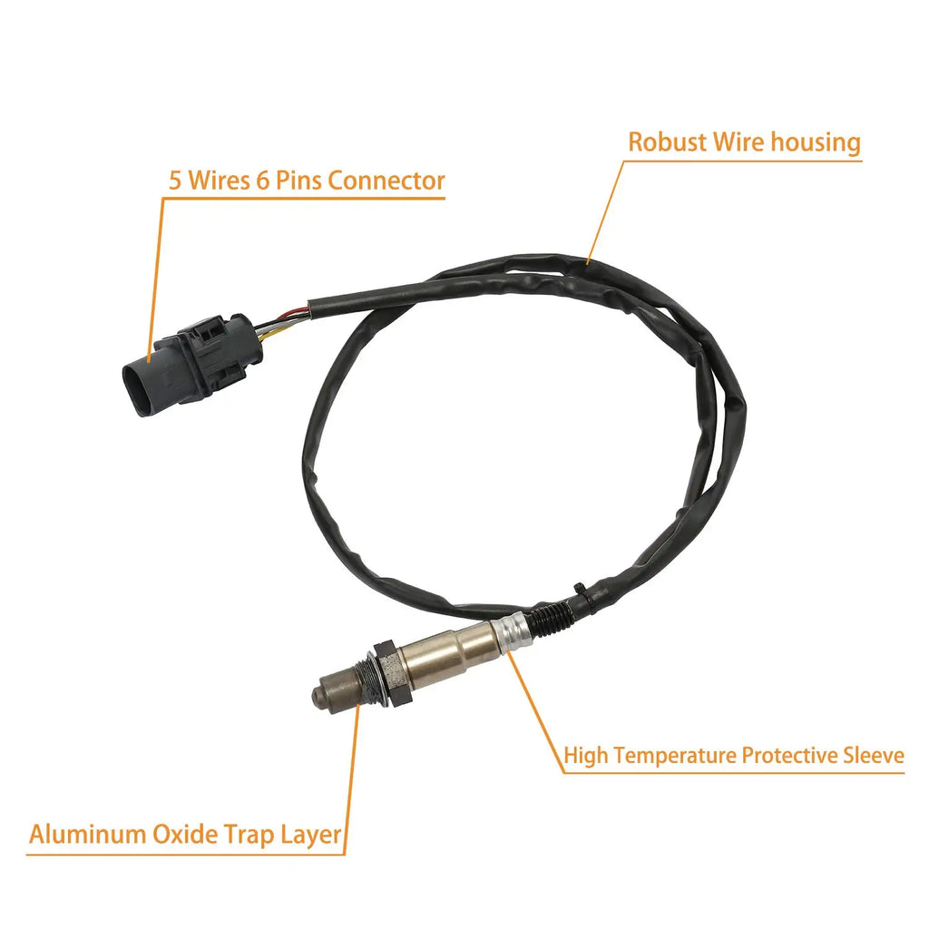 17025 LSU 4.9 5-Wire Lambda WideBand O2 Oxygen Sensor for AEM 30-4110 30-0300 X-Series UEGO A/F  - Automotive LED Light