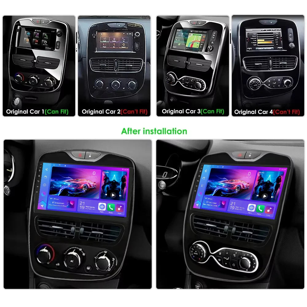 Android 16 Car Radio Carplay For Renault Clio 4 2012 2013 2014 2015 2016 2017 2018 Player  | AUTOKITSHOP