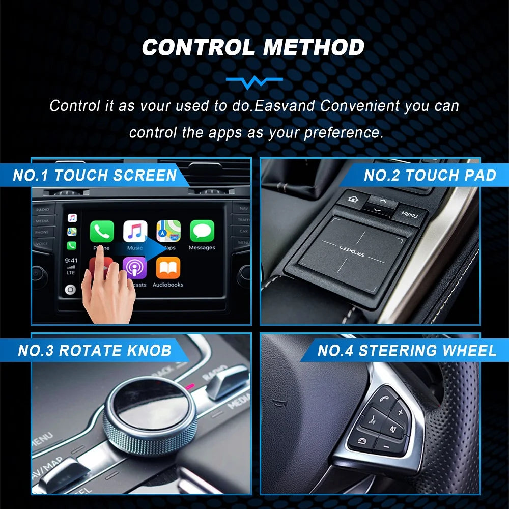 Wireless Carplay Android Auto Adapter 4 in 1 Smart Ai Box 2GB+32GB Cars Smart Ai Box WiFi  | AUTOKITSHOP