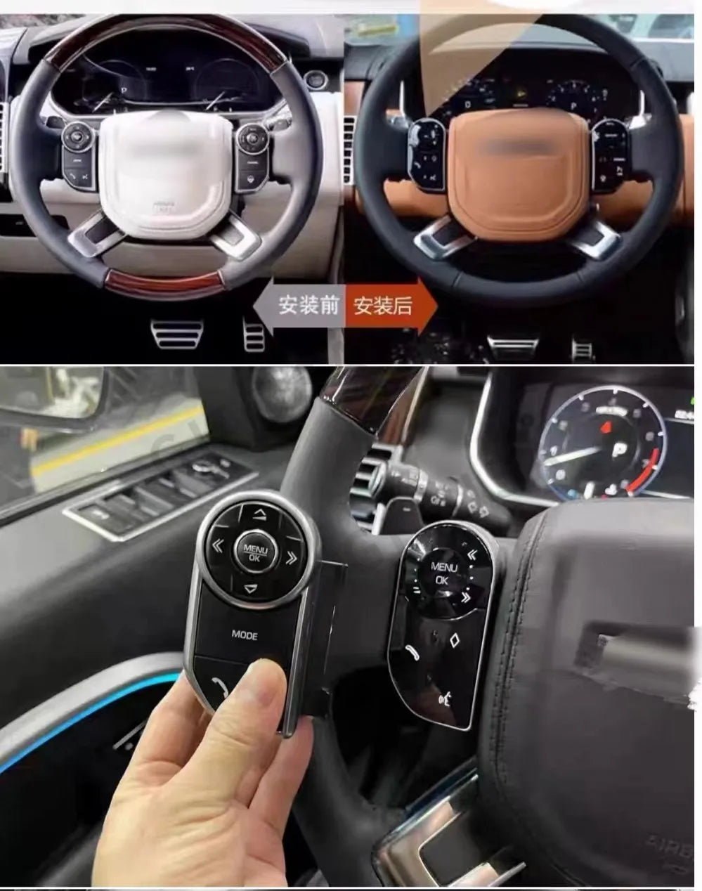 Air Condition Panel 3D Touch Screen For Range Rover Evoque L551 L538 2012-2018 AC Climate