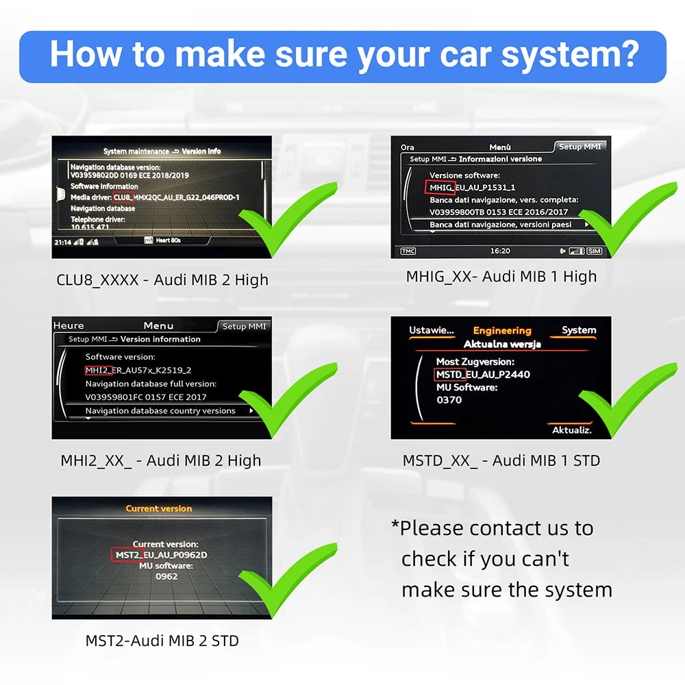 OEM Screen Upgrade Decoder Box for Audi A4, A5, Q2L, Q5L, Q7 2016-2022, 7"/8.3”/8.8" Scree | AUTOKITSHOP