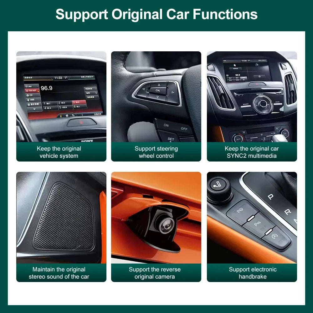 Wireless CarPlay For Ford Explorer Fusion Mondeo Mustang F-150 Fiesta Flex with Sync 2 Sys