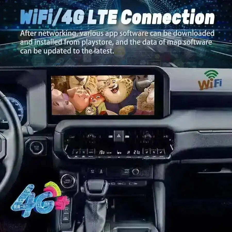 For Toyota Prado LC250 2023 2024 Car 12.3inch Android Stereo Radio Multimedia Player Auto  | AUTOKITSHOP