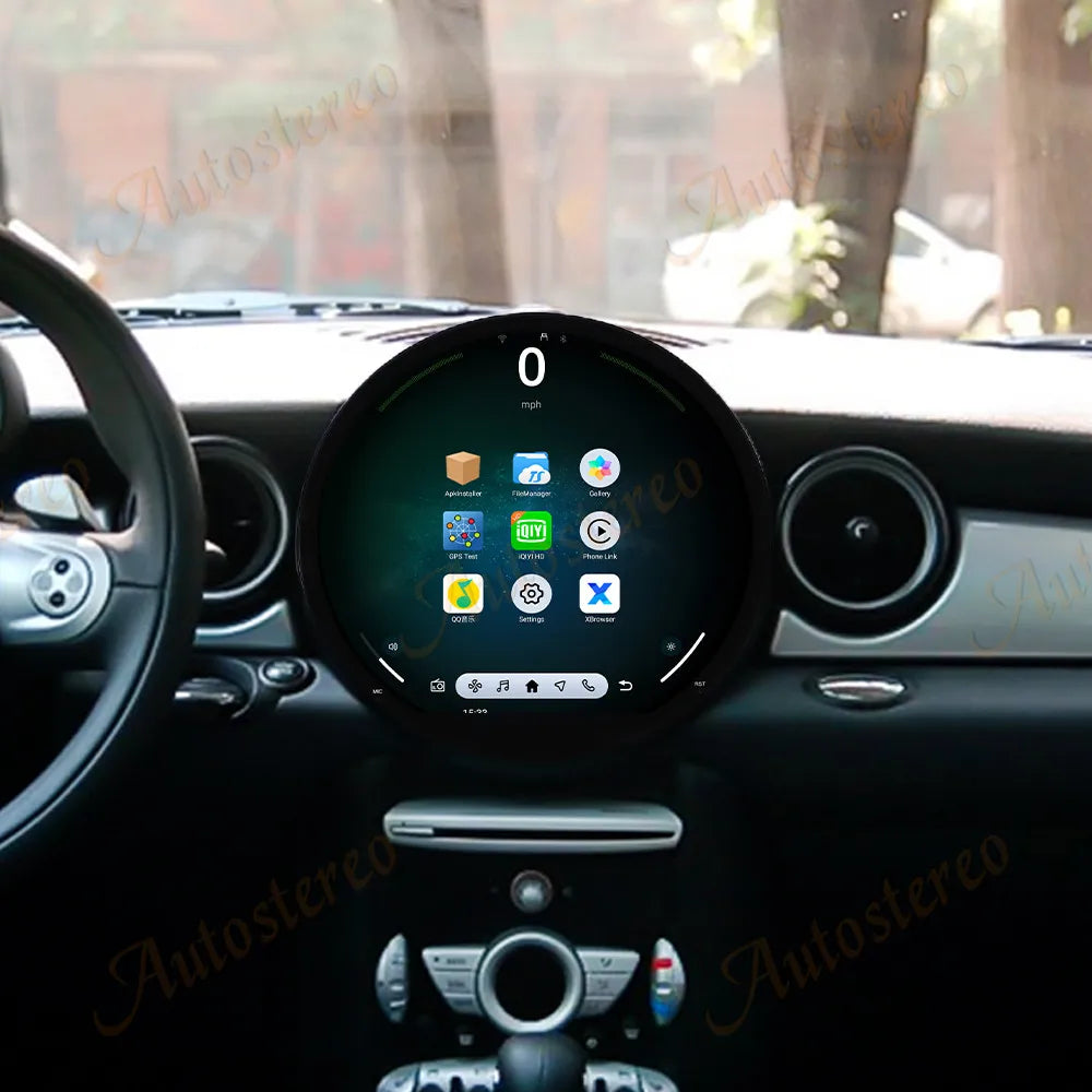 11.7 Inch HD Screen CarPlay Android 14 For BMW mini 2007-2011 Car Radio Multimedia Player