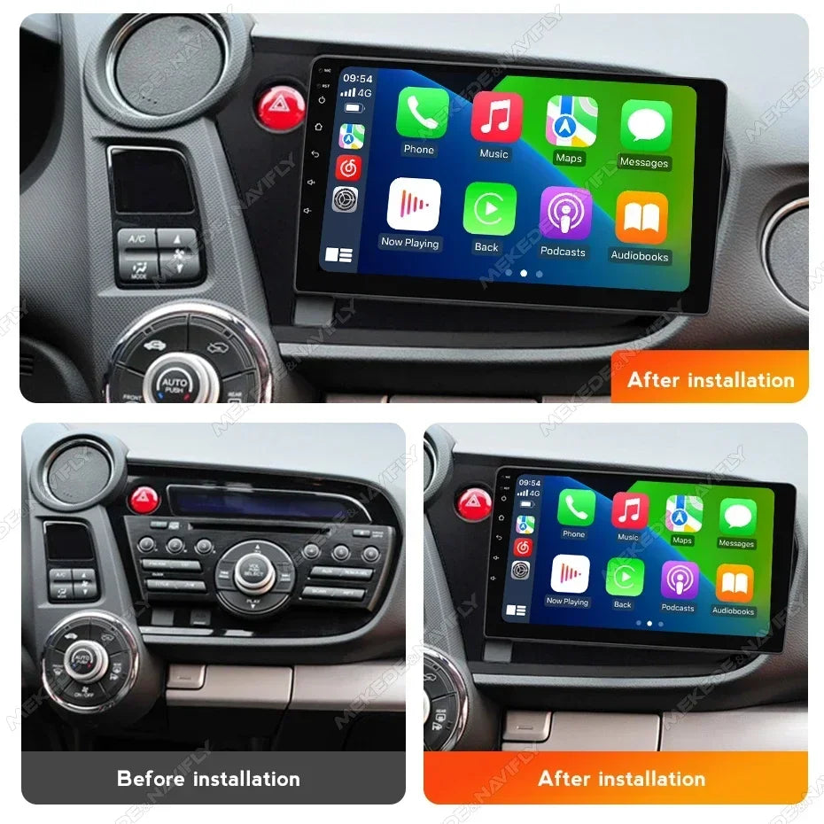 For Honda Insight 2 LHD Left Driver 2009 -2014 Wireless Carplay Radio GPS Android Car Mult | AUTOKITSHOP