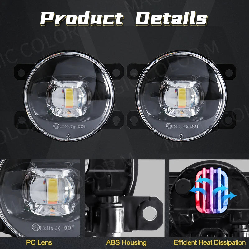 LED Fog Light For Citroen Ford Honda Suzuki Isuzu Mitsubishi Renault Auto Car Fog Lamp 800 | AUTOKITSHOP