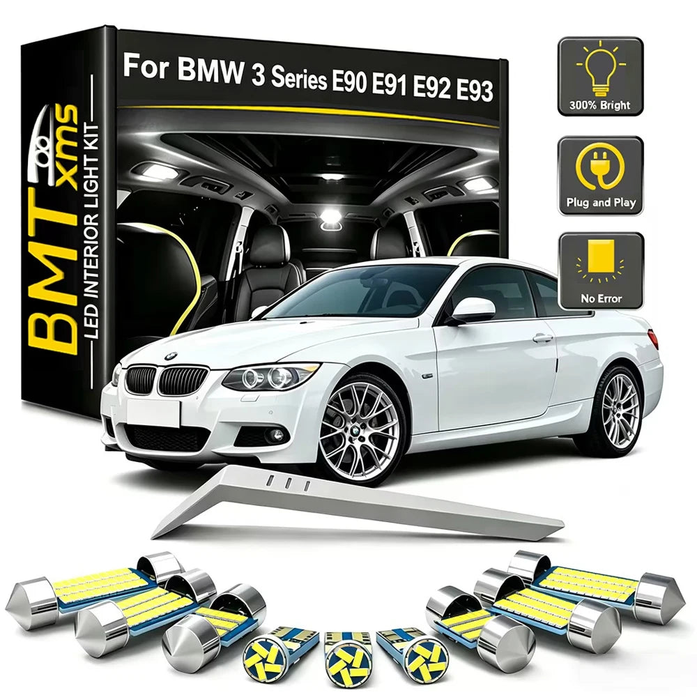 LED Interior Light Kit for BMW 3 Series E90 E91 E92 E93 - Canbus Error-Free Bulbs | AUTOKITSHOP