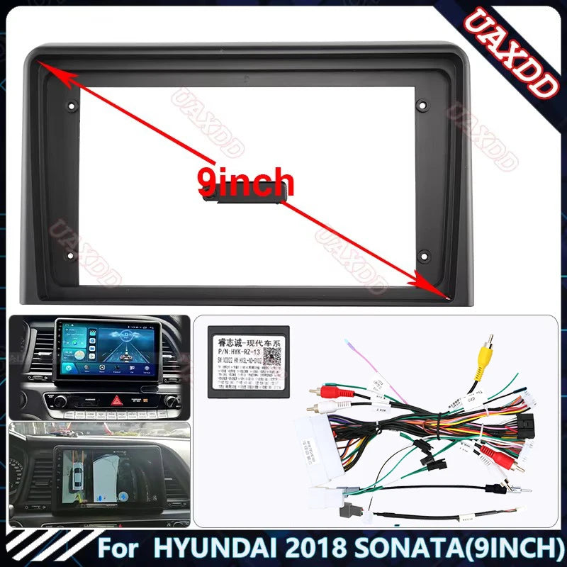 For HYUNDAI 2018 SONATA 9INCH Car Radio Android Stereo Audio Screen Multimedia Video Playe
