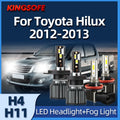 2/4PCS LED 12V H11 30000LM H4 Led Car Headlight Bulb 180W Super Bright Auto Lamp Fit For T