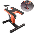 Universal Motorcycle Repair Stand Stool Lift Support Holder for Honda Yamaha KTM Suzuki Kawasaki - Automotive LED Light