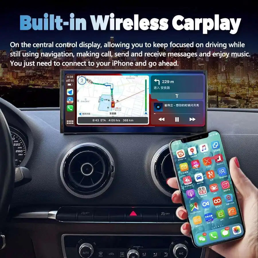 12.3inch Car Android Radio Multimedia Carplay Screen For Audi A3 8V 2012-2020 Audio Stereo