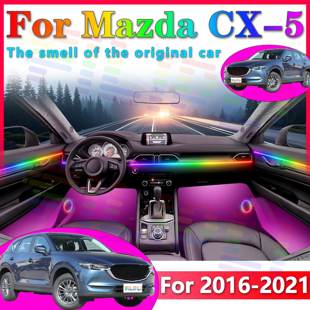 RGB - Ambient Light - for Mazda 2016-2021 - App Control - Car Interior Lighting | AUTOKITSHOP