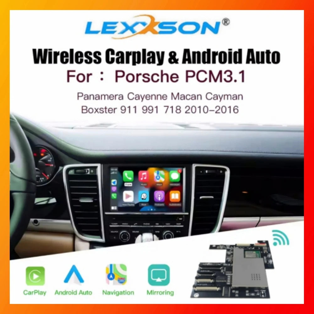 Wireless Carplay Android auto Module For Porsche PCM3.1 Panamera Cayenne Cayman Macan Boxs | AUTOKITSHOP