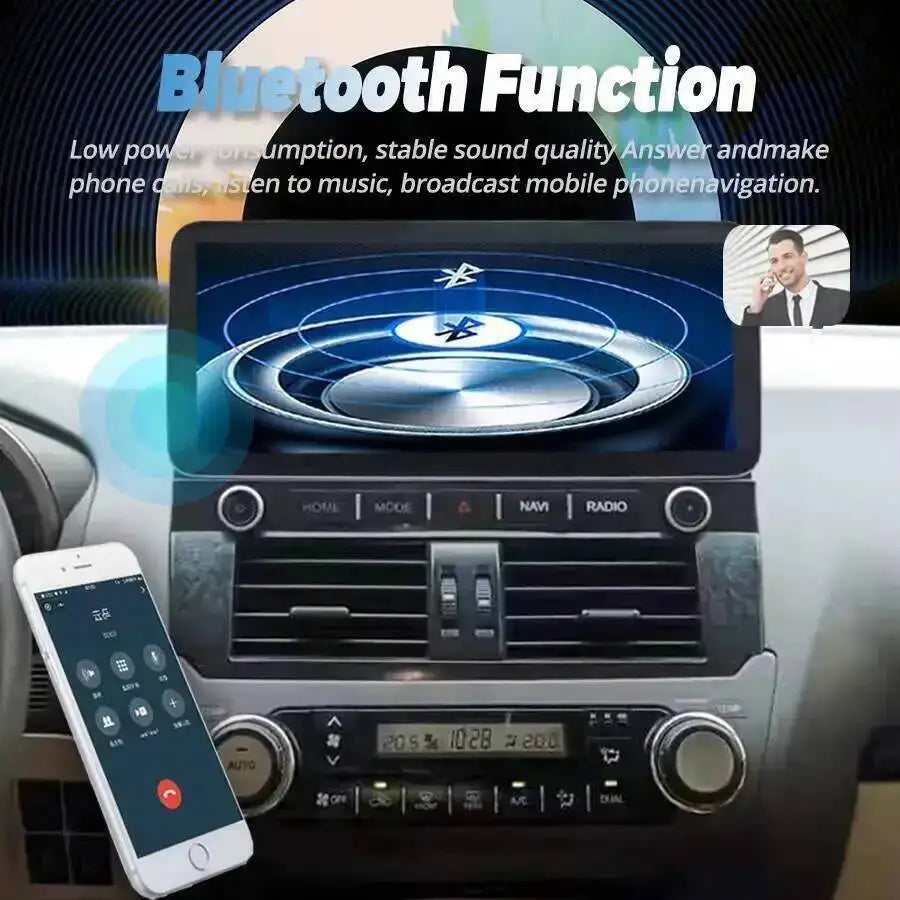 12.3inch Android 15 Screen Car Radio For Toyota Land Cruiser 150 Prado LC150 FJ150 2010-20 | AUTOKITSHOP