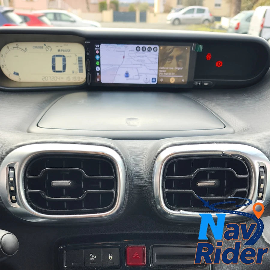 Car Multimedia Player GPS Navigation Stereo 6.86" Android 15 Screen OEM Style Without DVD