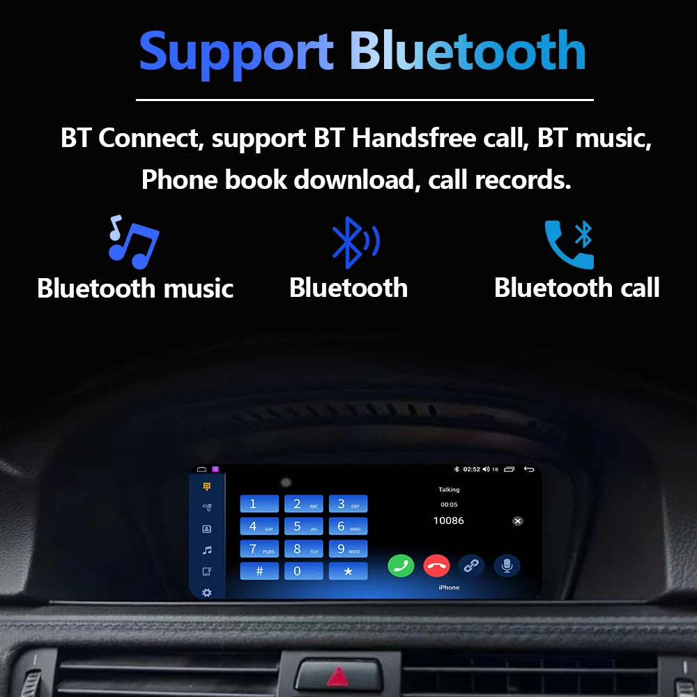 Android For BMW 5 /3 Series E60 E61 E62 E63 E90 E91 E92 E93 CIC CCC System Wireless Carpla