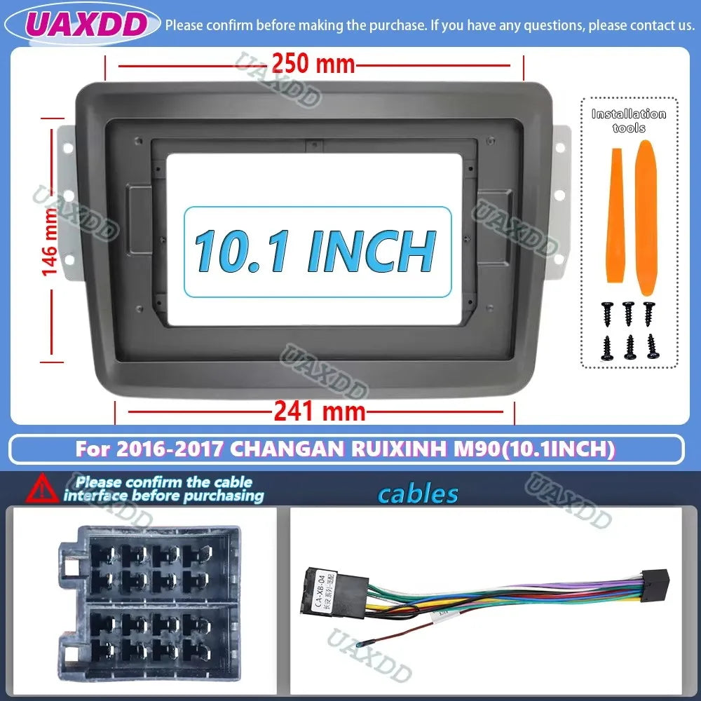 Car Android Radio Frame CD Audio Panel Multimedia Frame 10.1 INCH Fascias For Chana Changa
