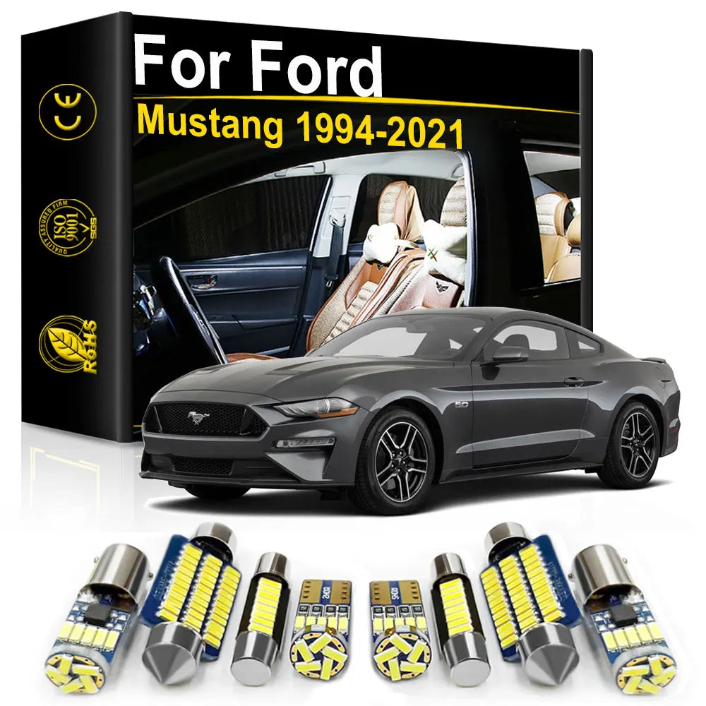 LED Interior Light Kit for Ford Mustang 1994-2000 - Canbus Dome Map Door Trunk Bulbs | AUTOKITSHOP