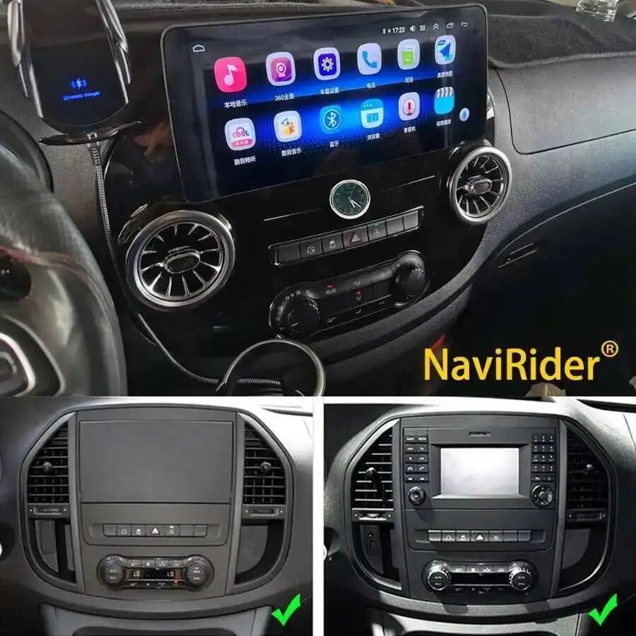 12.3“ Screen Stereo Car Radio For Mercedes Benz Vito 116 W447 2016-2023 Android15 GPS Mult | AUTOKITSHOP