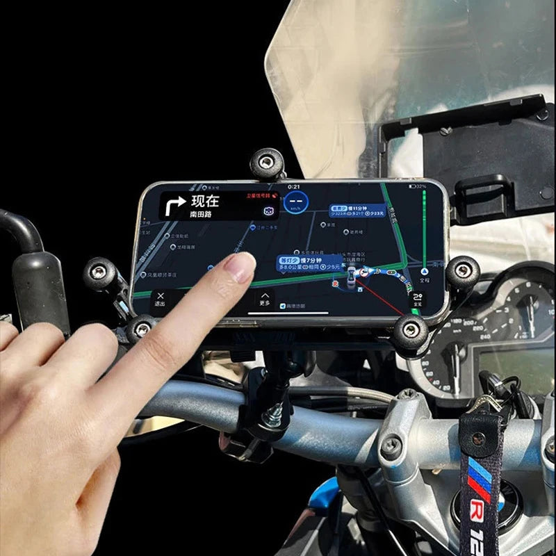 Mobile Phone Holder Stand For Zontes G1 125 350E 350D T310 U1 125 310M GK 350 31 for V310 M125 T350 - Automotive LED Lig