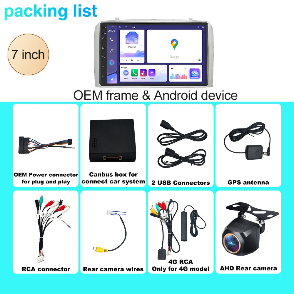 For Alfa Romeo 147 GT 937 2000 - 2010 Android Auto Car Radio Multimedia Auto Player GPS He