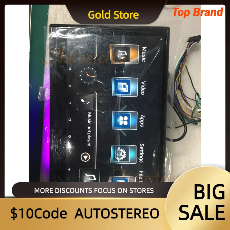13.3 Inch Android 11.0 Car Headrest Monitor 1920*1080 HD 1080P Video Touch Screen WIFI/Blu