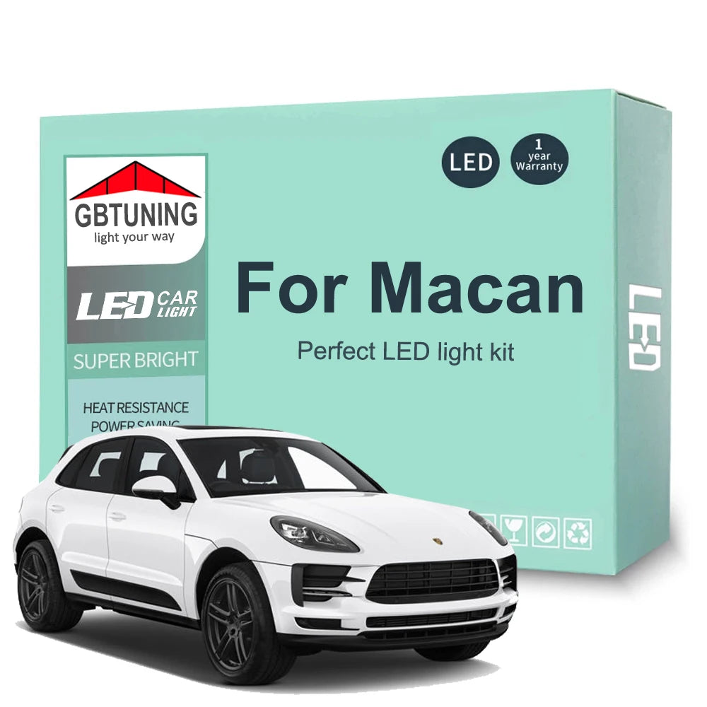 14-Piece LED Interior Light Kit for Porsche Macan 95B - Canbus Error-Free Bulbs | AUTOKITSHOP