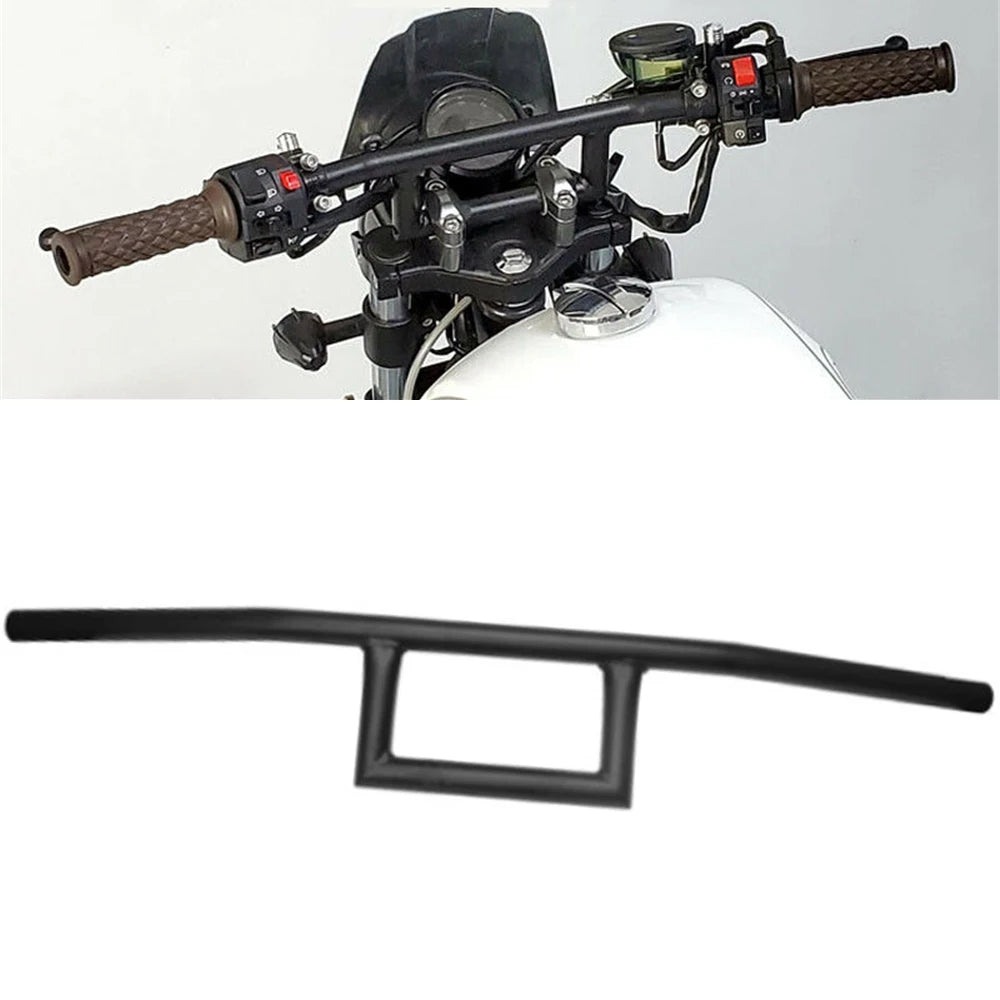 Universal 7/8" 22mm Cafe Racer Window Bars Handlebars Wide for Harley Suzuki Yamaha Ducati Honda - Automotive LED Light