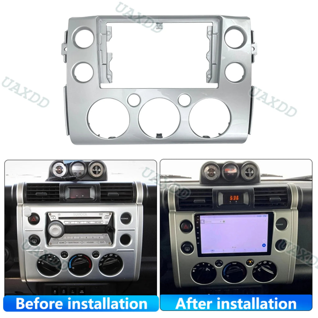 For 2007-2013 Toyota FJ CRUISER 9INCH Radio Android Stereo Frame Panel Fascia Dashboard Au