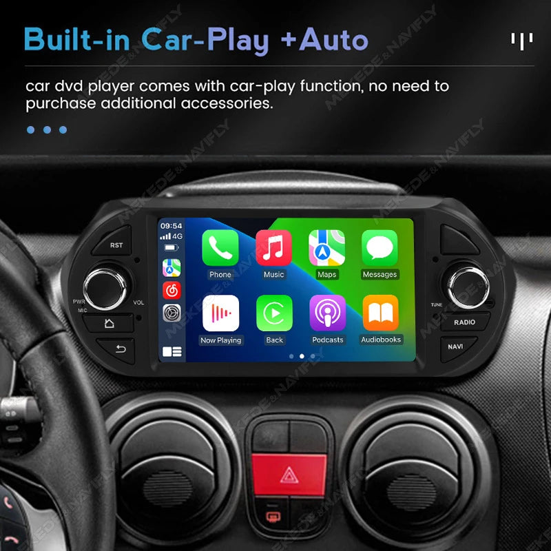 7inch IPS Carplay Car Radio for Fiat Fiorino 2008-2017 Android Auto GPS Multimedia Video P | AUTOKITSHOP