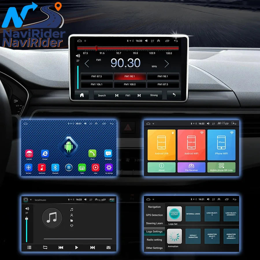 10.1" Android Screen For Ford Transit Custom Bj 2018 2021 GPS Car Multimedia Video Player