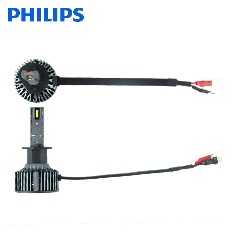 Philips LED H1 Ultinon Pro3015 12V/24V 6000K Bright White Auto Headlight LED Lamps, 2x