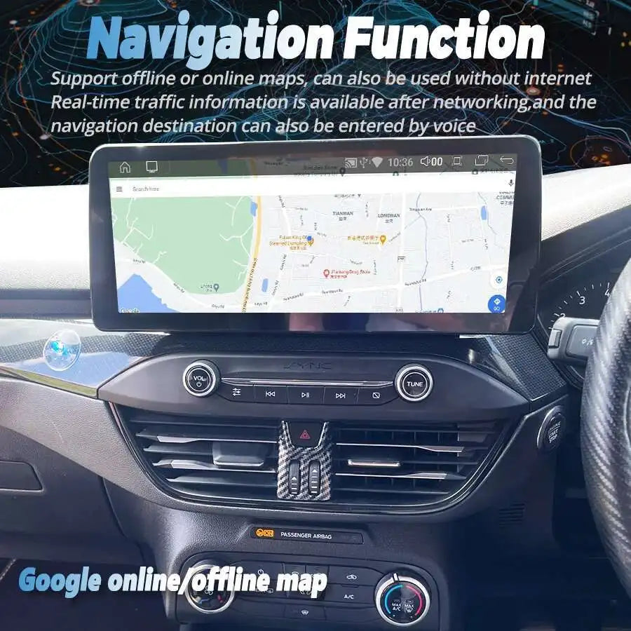 Dual System Touch Screen Car Radio Stereo For Ford Focus Mk4 2022 Android 13 CarPlay GPS N