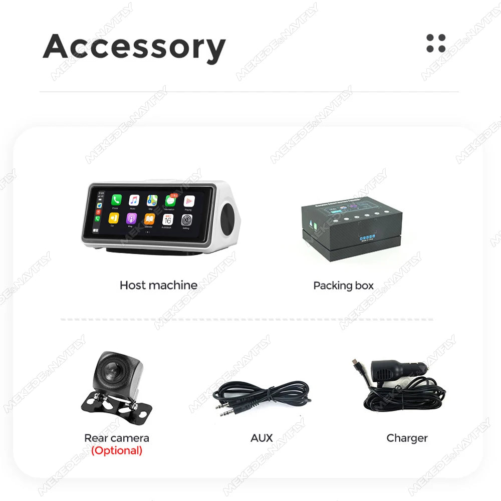 6.86'' Car Intelligent Systems Dual Speaker Smart Screen Wireless CarPlay Android Auto Mul | AUTOKITSHOP