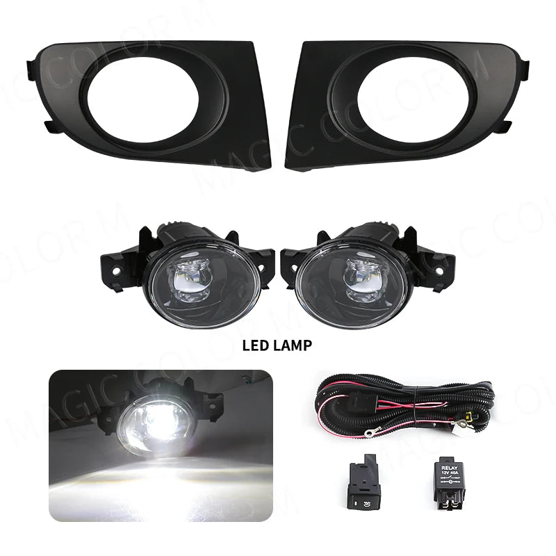LED Fog Lamps For Nissan Sylphy Sentra Bluebird 2004 2005 2006 2007 2008 Front Bumper Driv | AUTOKITSHOP