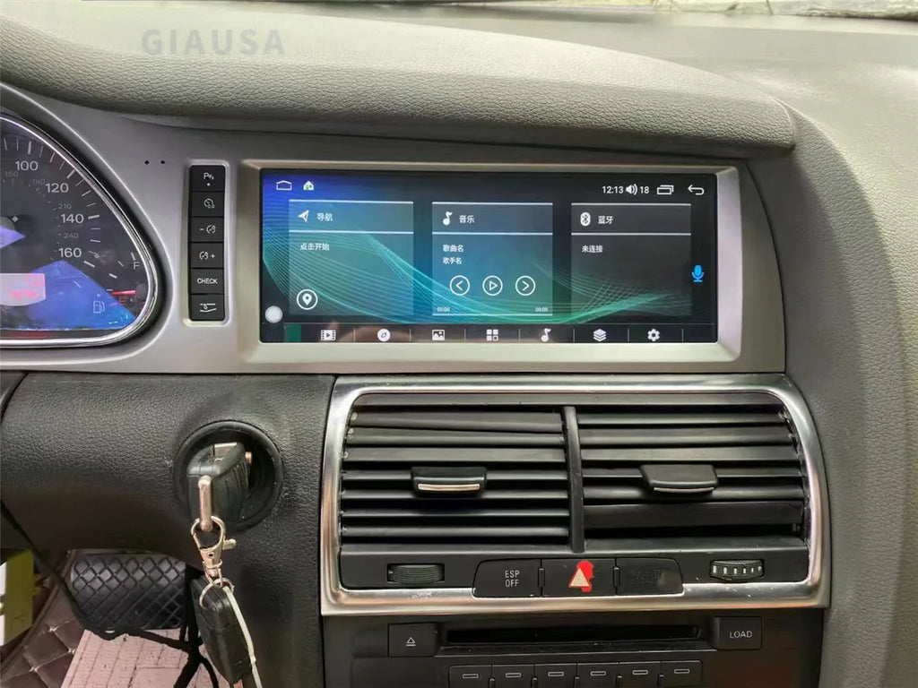 Android 14 Auto Radio CarPlay For Audi A6 C6 4f For Audi Q7 4L 2005-2015 MMI 2G 3G GPS Car