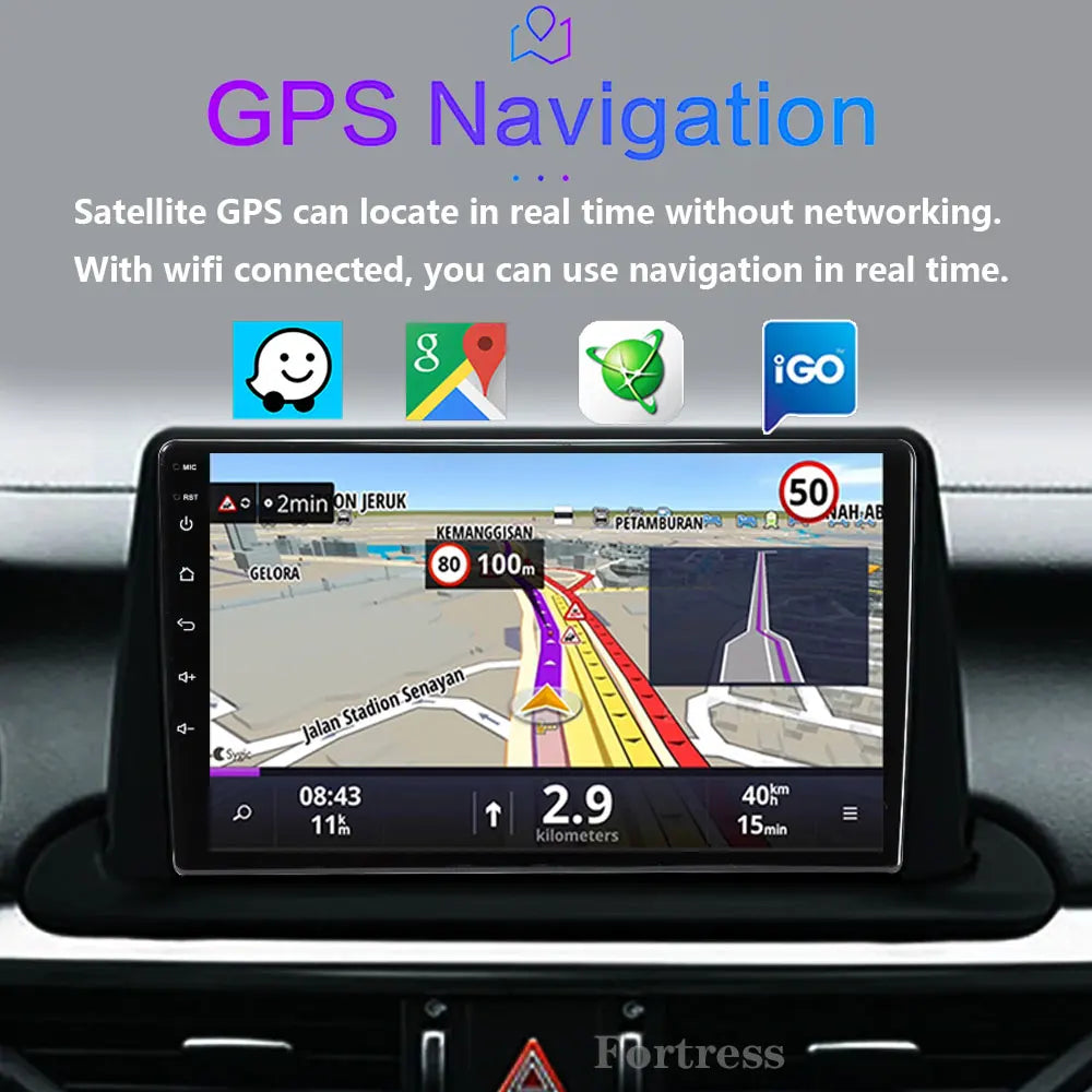 Android 16 Carplay Auto 2K Screen For Kia Cerato 4 IV 2018 - 2021 Car Radio BT Multimedia