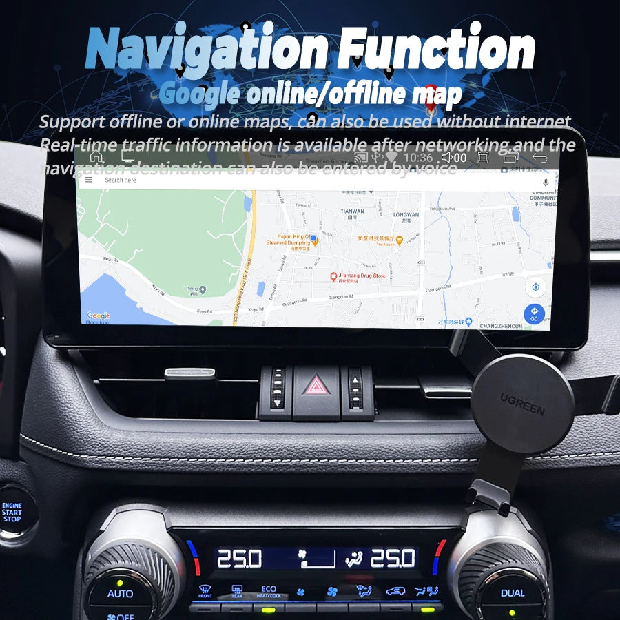 12.3" For Toyota RAV4 5 XA50 2018 2019 2020 2021 2022 2023 Car Radio Screen DSP GPS Carpla | AUTOKITSHOP