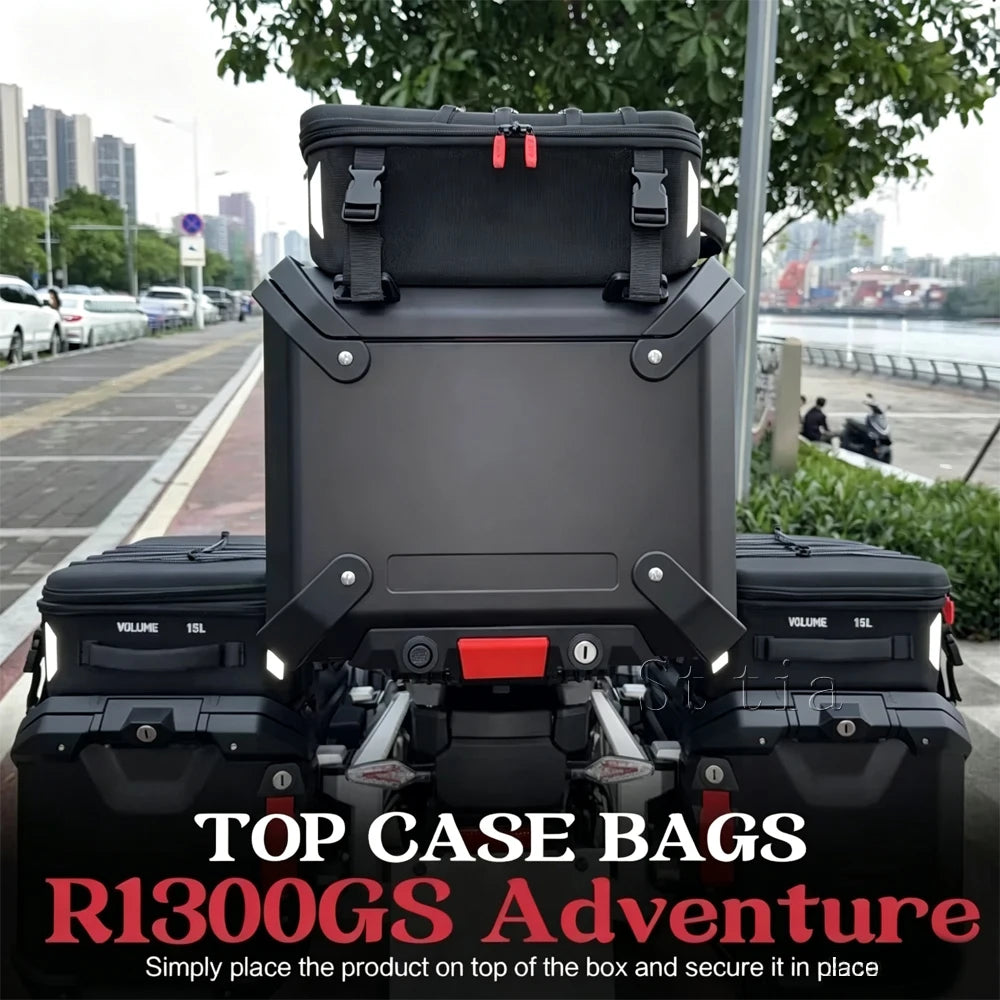 Waterproof Top Case Bag For BMW R 1300 GS R1300GS Adventure GS1300 Tail Trunk Luggage Bag Motorc - Automotive LED Light