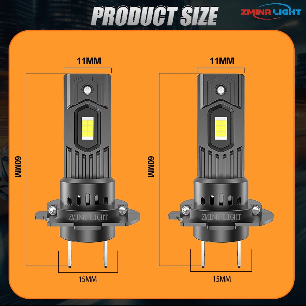 Ampoule H7 LED Ultra Powerful Wireless Spotlight Automobile Headlight Bulbs Plug And Play