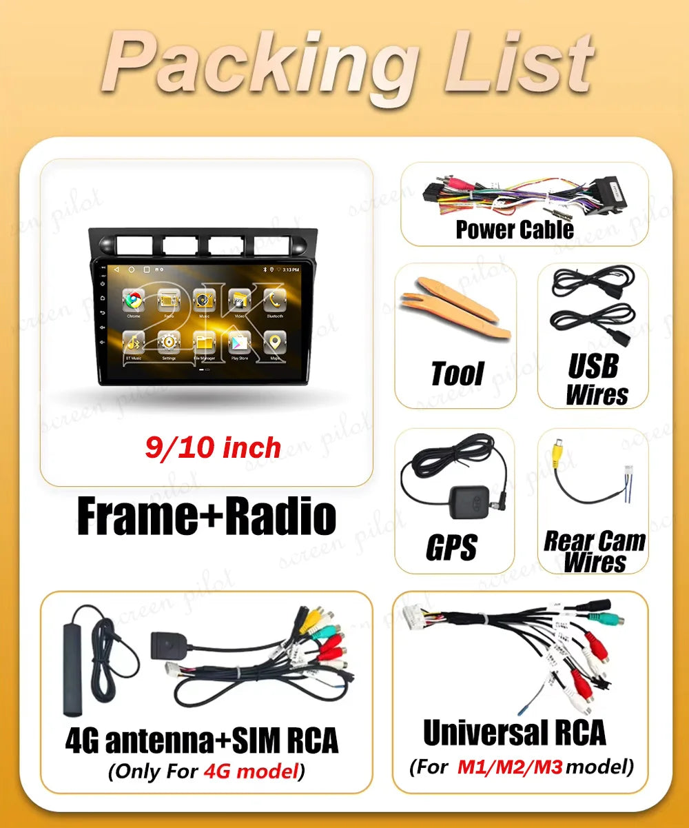 Android 16 For Kia Picanto SA Morning 2004 2005 - 2007 Car Radio Stereo Head Unit Auto Rad | AUTOKITSHOP