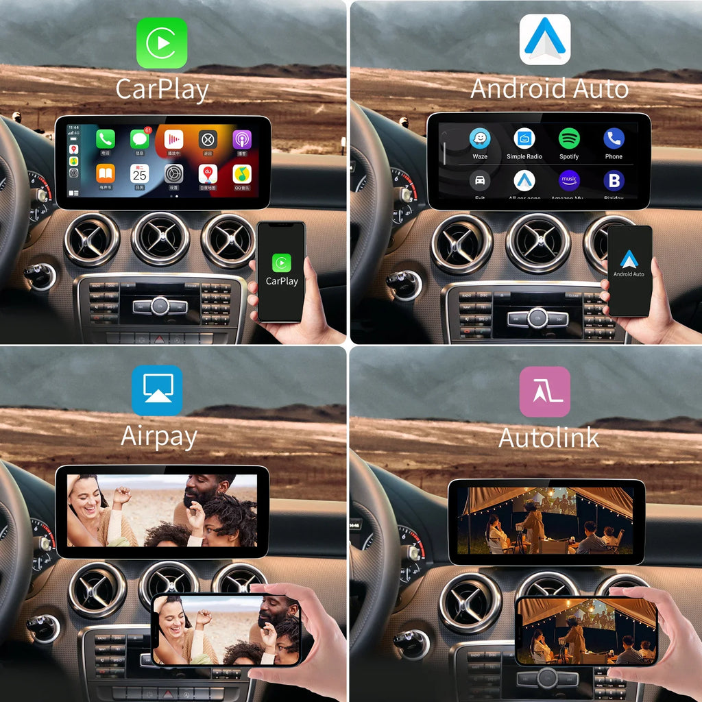 Wireless Carplay Android Auto for Mercedes Benz A B C E GLA CLA GLK W176 C117 X156 W246 W2 | AUTOKITSHOP
