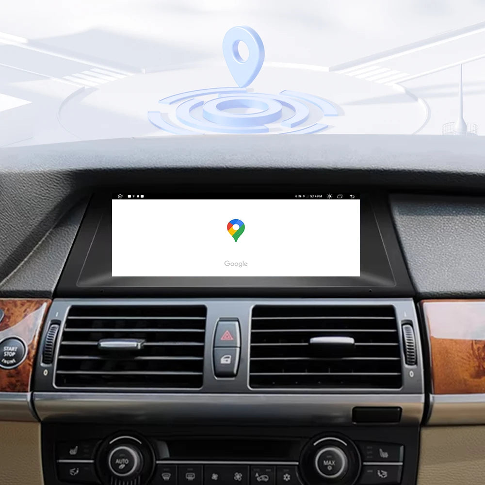 8.8 inch Car Multimedia Display Android 14 For BMW X5 E70 X6 E71 E72 CCC/CIC Car Radio GPS