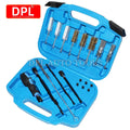 Universal Diesel Injector Seat Port Cleaning Tool Kit 19Pcs Decarbonising Fuel Nozzle Repair Too - Automotive LED Light