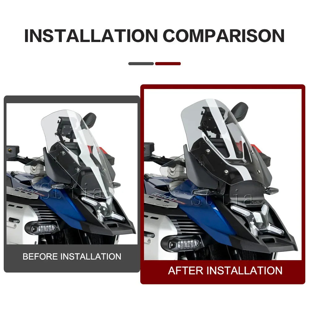 Motorcycle Front Windshield For BMW R 1300 GS R1300GS R1300 GS ADV New Wind Defl for BMW R1300 - Automotive LED Light