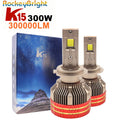 K15 300W 300000Lm H7 Led Headlight Bulb 12V 24V Universal H11 H4 9005 9006 White Canbus Er